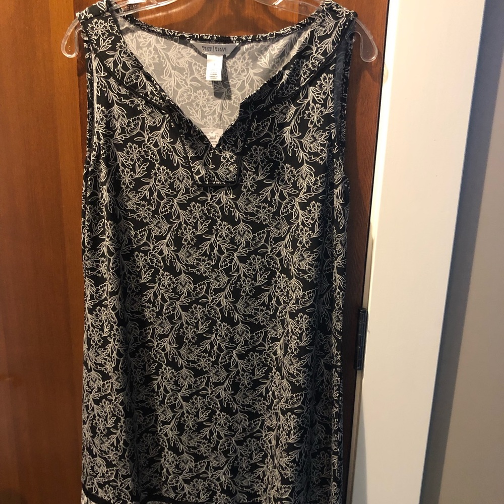 Black and white dress